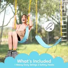 TURFEE setup for indoor or outdoor hanging from tree branches or beams