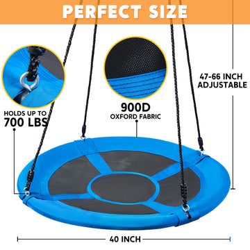 Turfee swing kit includes wrench, carabiners, and straps for easy assembly