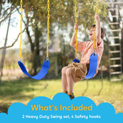 TURFEE swing seat installation on beam or tree for versatility