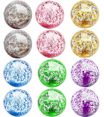 TURNMEON 16-inch glitter beach ball for pool play and sunny outdoor fun.