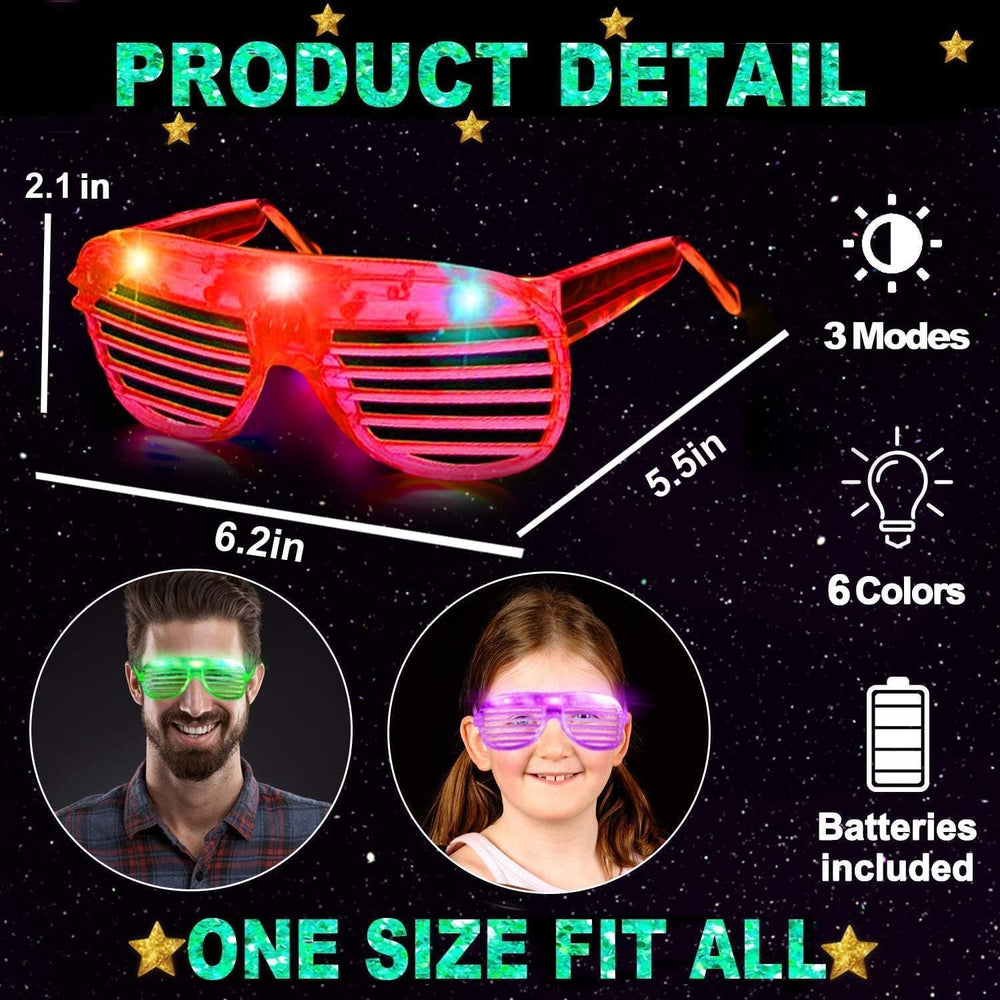TURNMEON neon party eyewear in action at a birthday or festival.