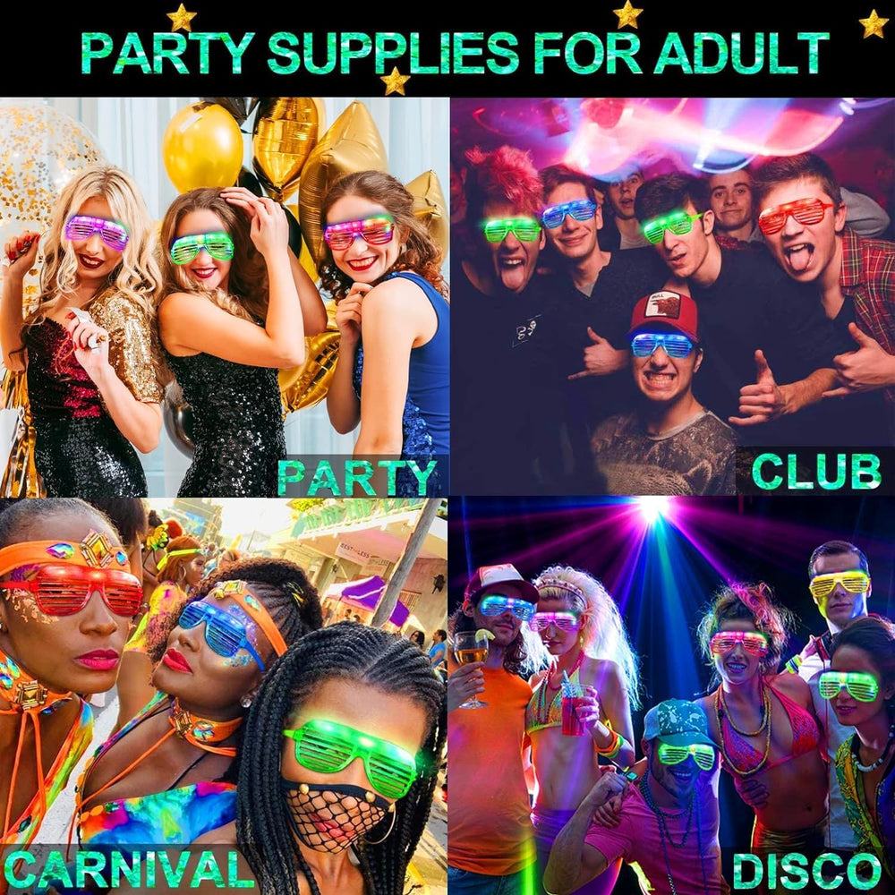 TURNMEON glow glasses outdoor use for pool parties and camping.