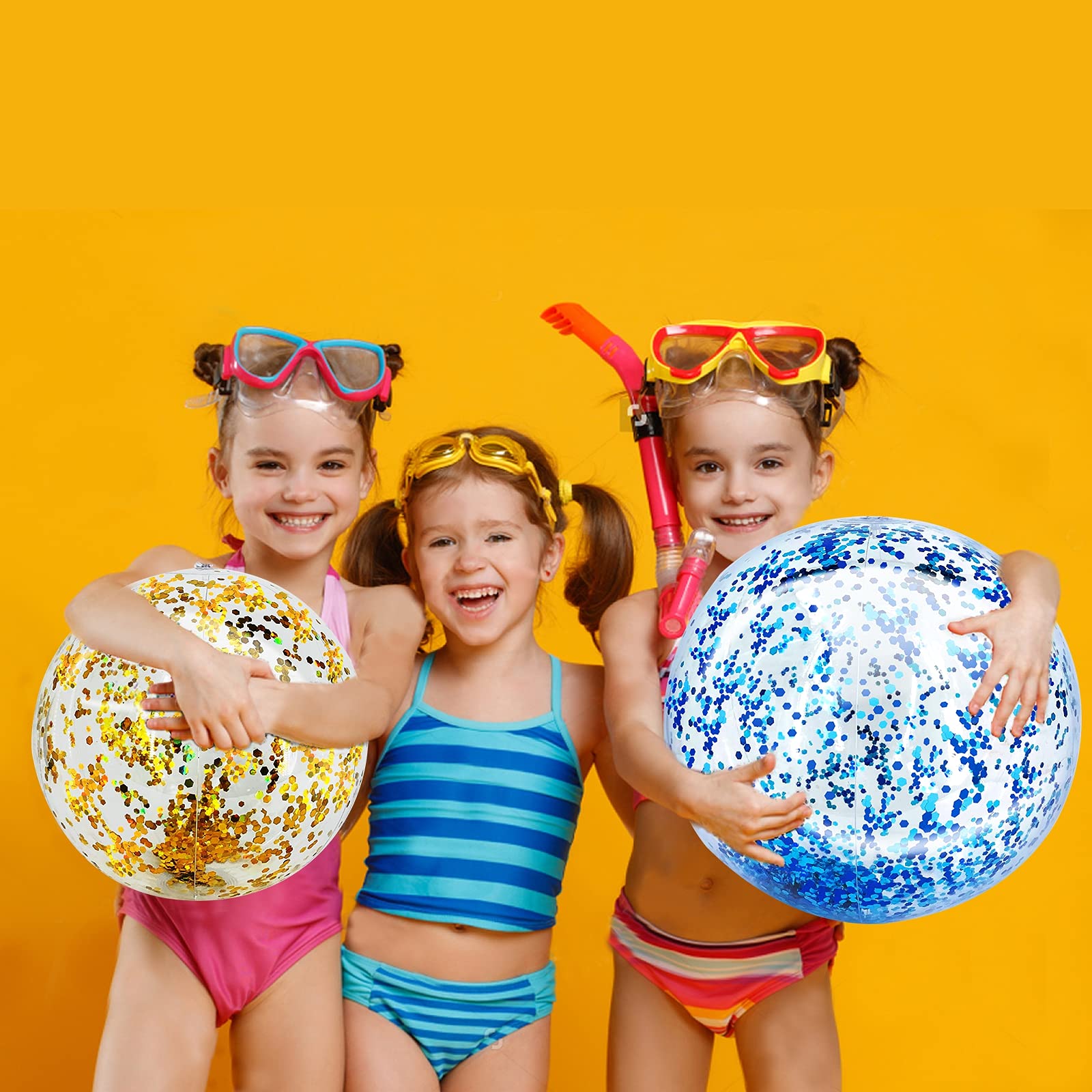 TURNMEON premium PVC beach ball is soft and leak-proof.