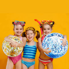 TURNMEON premium PVC beach ball is soft and leak-proof.