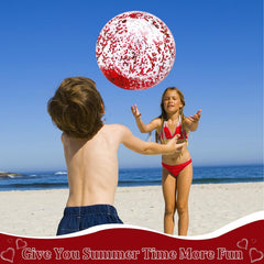 TURNMEON summer scene with jumbo beach balls for family fun