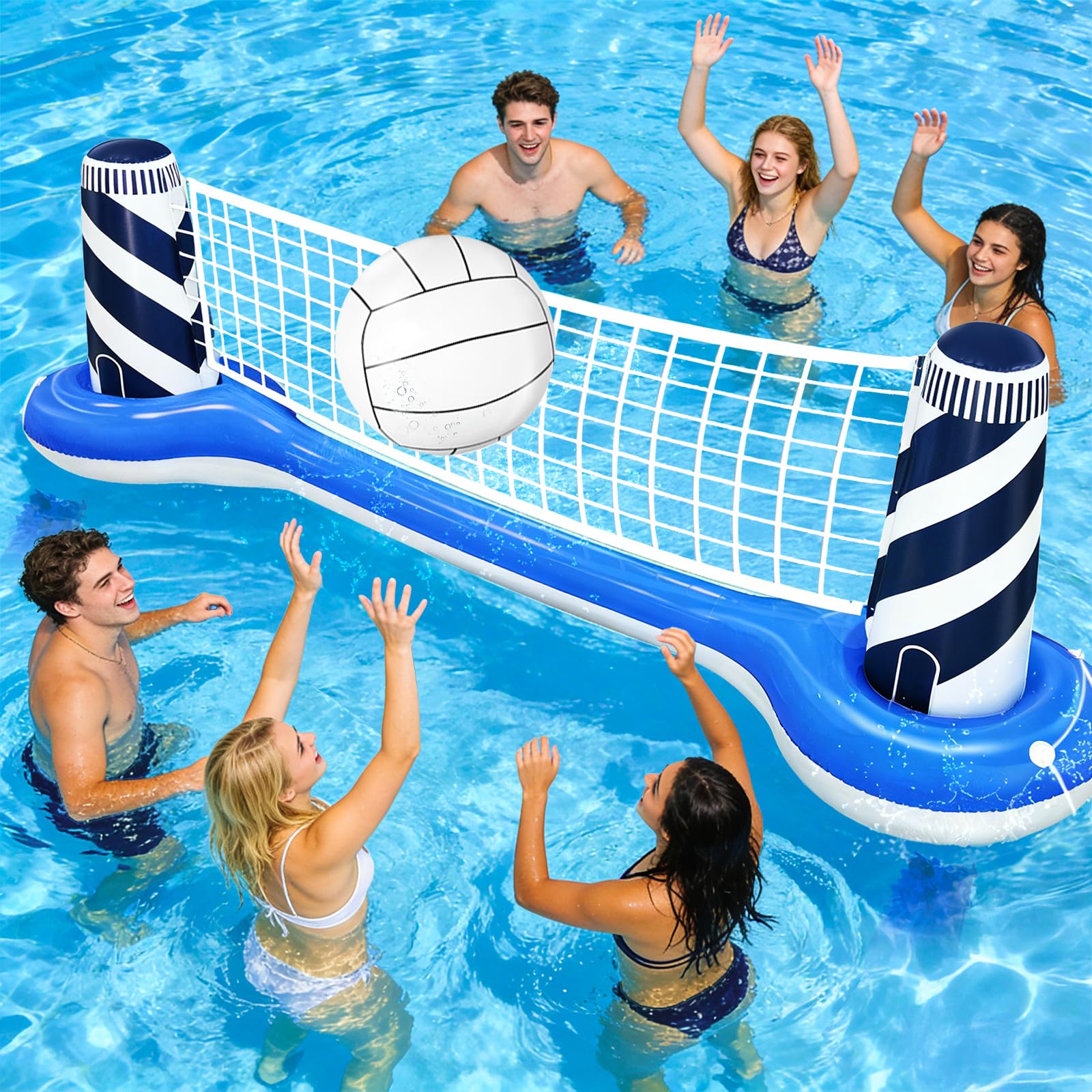 TURNMEON weight water bags stabilize the net for steady water play