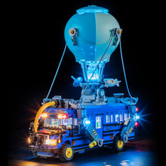 Tusedna Battle Bus 77073 LED front view brightens display details