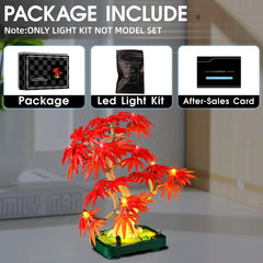 Tusedna LED light highlights branch detail for a lifelike display.