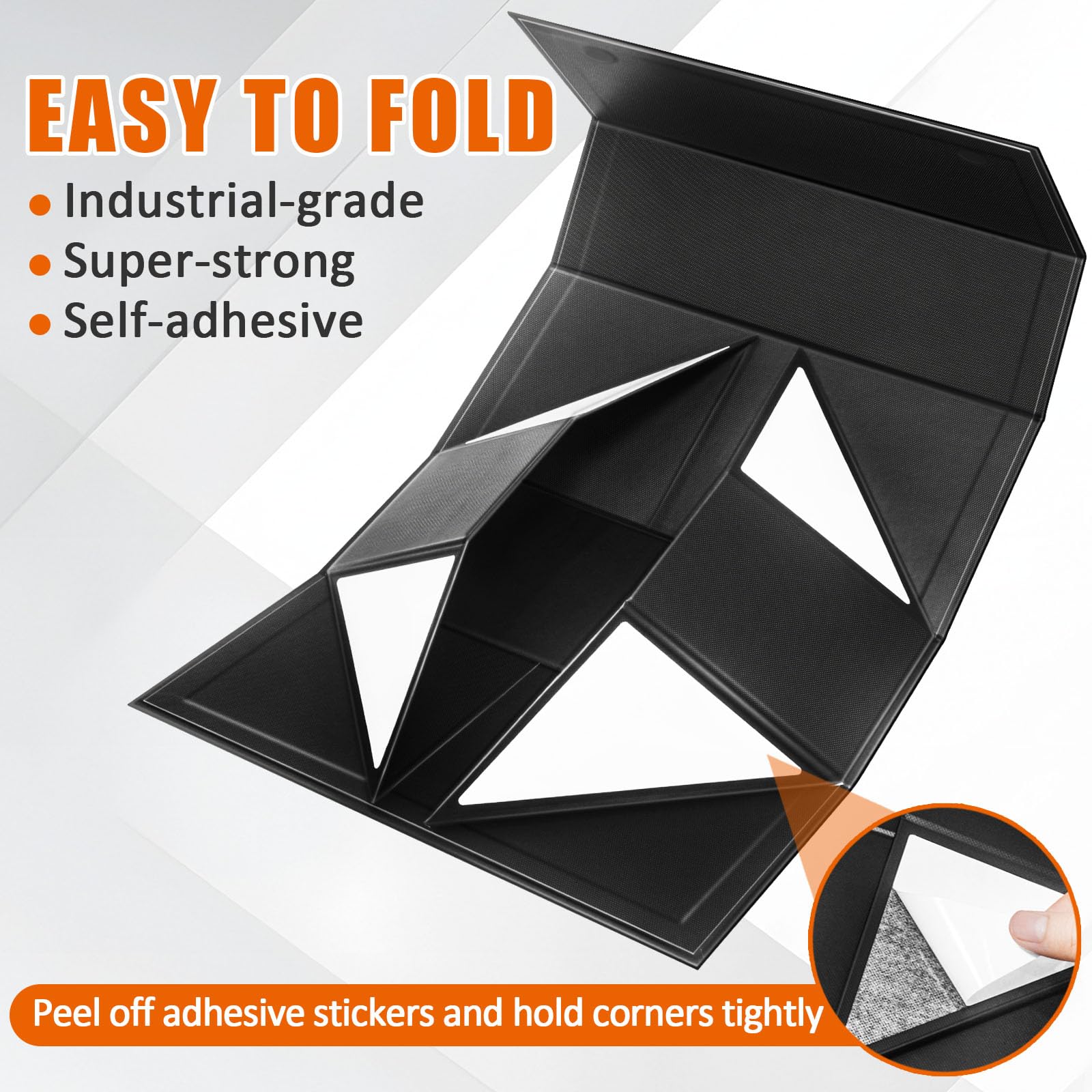 Tutata flat-pack assembly makes setup quick and no-hassle.