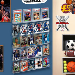 Tutata wall decor adds a modern touch to card collections.