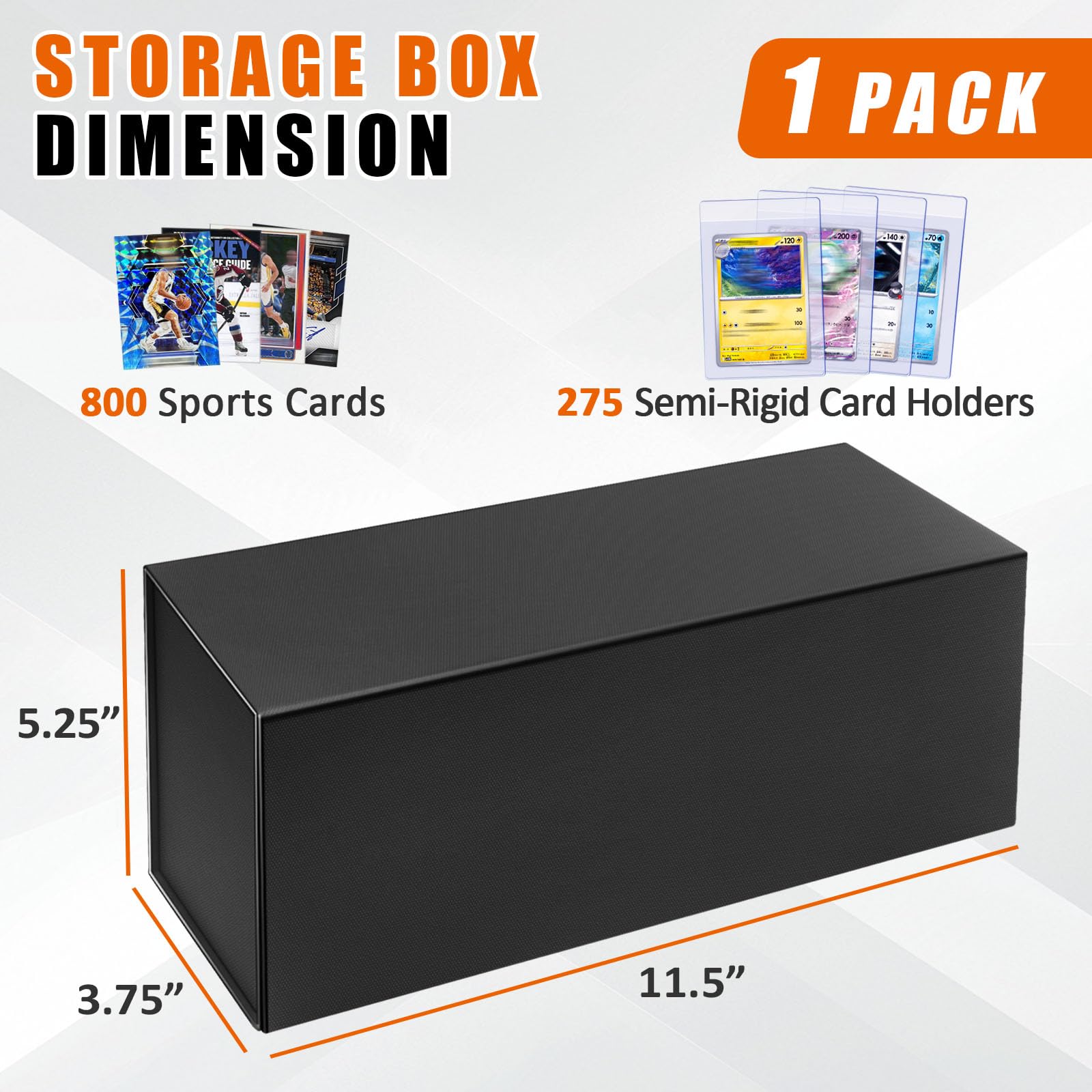 Tutata sleek-black-exterior texture enhances desk or shelf presentation.