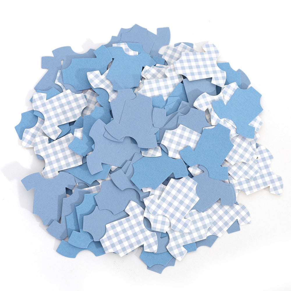 Tutotu blue checkered cake decoration adds charm to celebrations