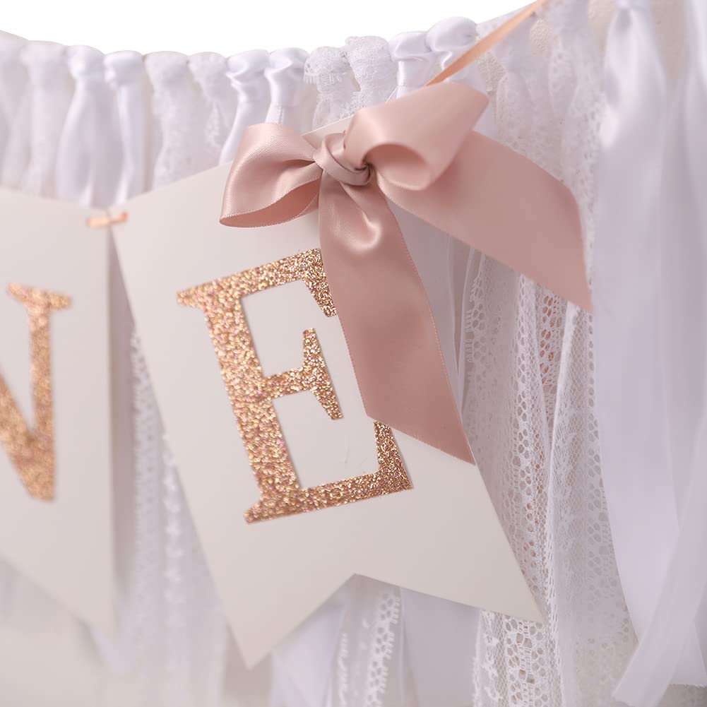 TUTOTU blush rose banner adds charm to photos and decor