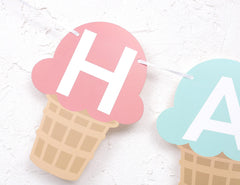 TUTOTU ice cream banner first birthday photo backdrop boosts memories.