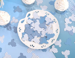 Tutotu nursery decor idea with blue accents for welcoming a newborn