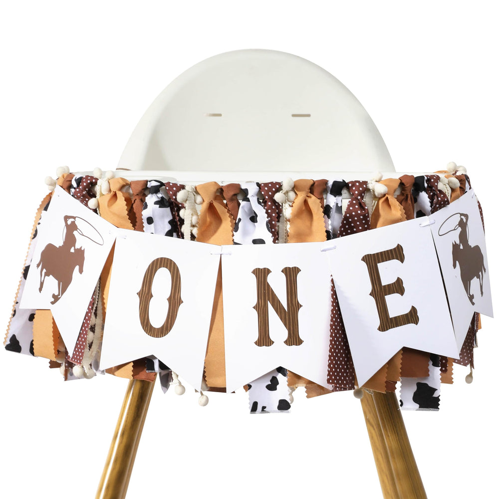 TUTOTU rodeo banner hanging decor adds color to party setup.