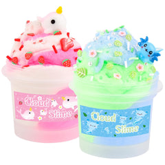 Tuupowana Dreamy Axolotl Slime Pack with vibrant colors for playful sensory fun.