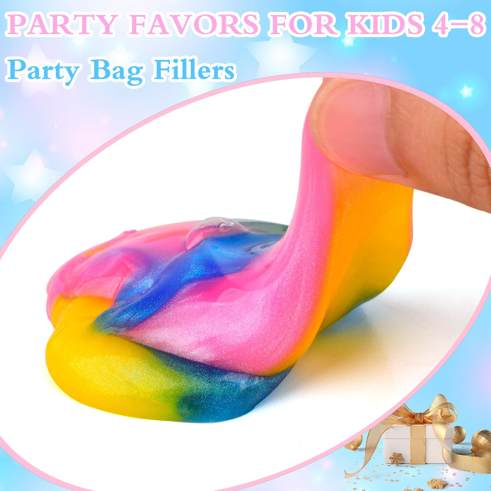 Tuupowana stretchy non-sticky slime enables creative shaping and stress-relief play.