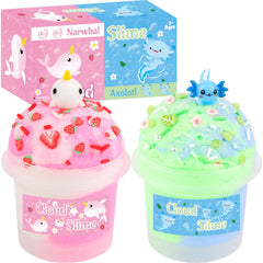 Tuupowana Washable Slime cleans easily from clothes and surfaces after play.