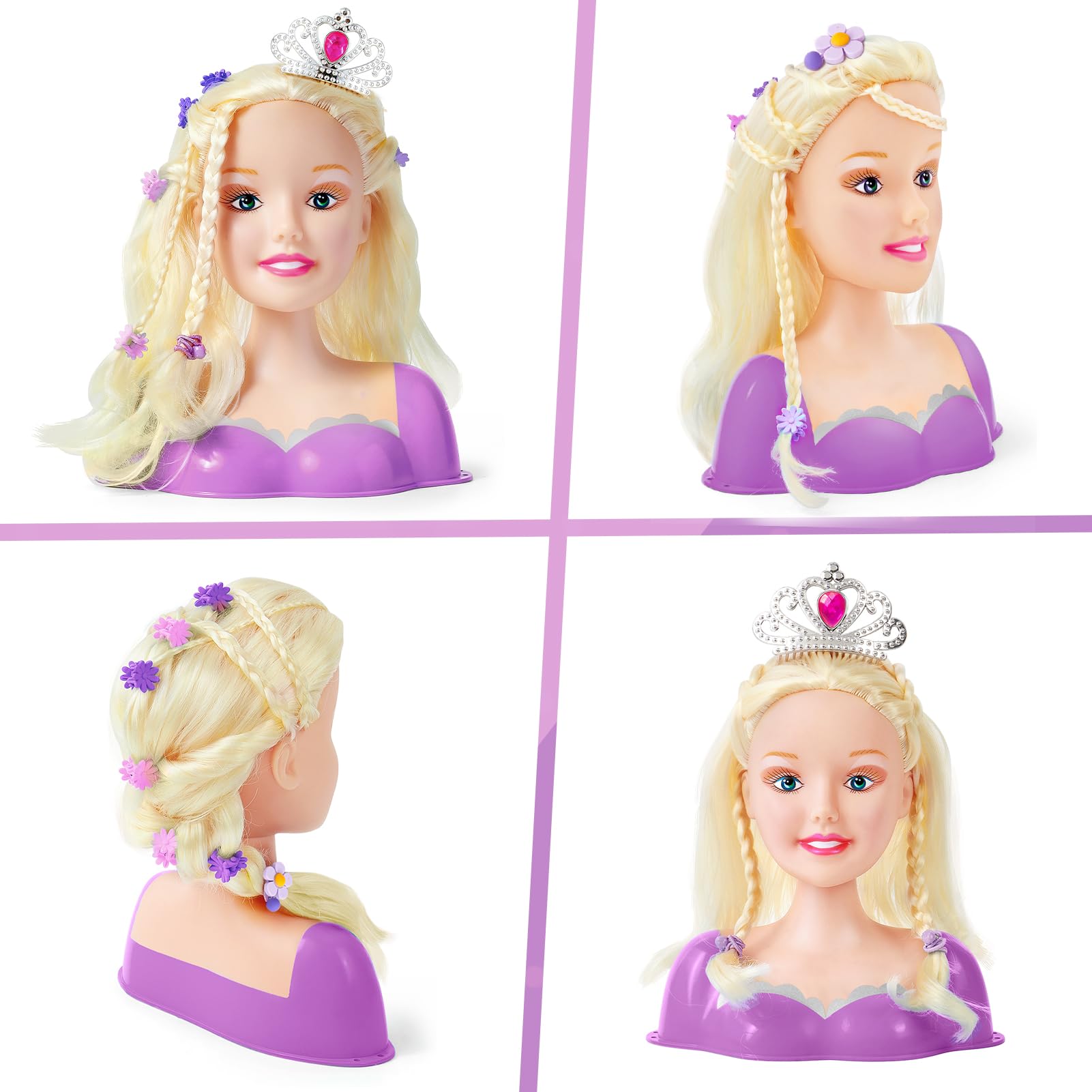 TUZT daisy hair band and clips for cute finished hairstyles