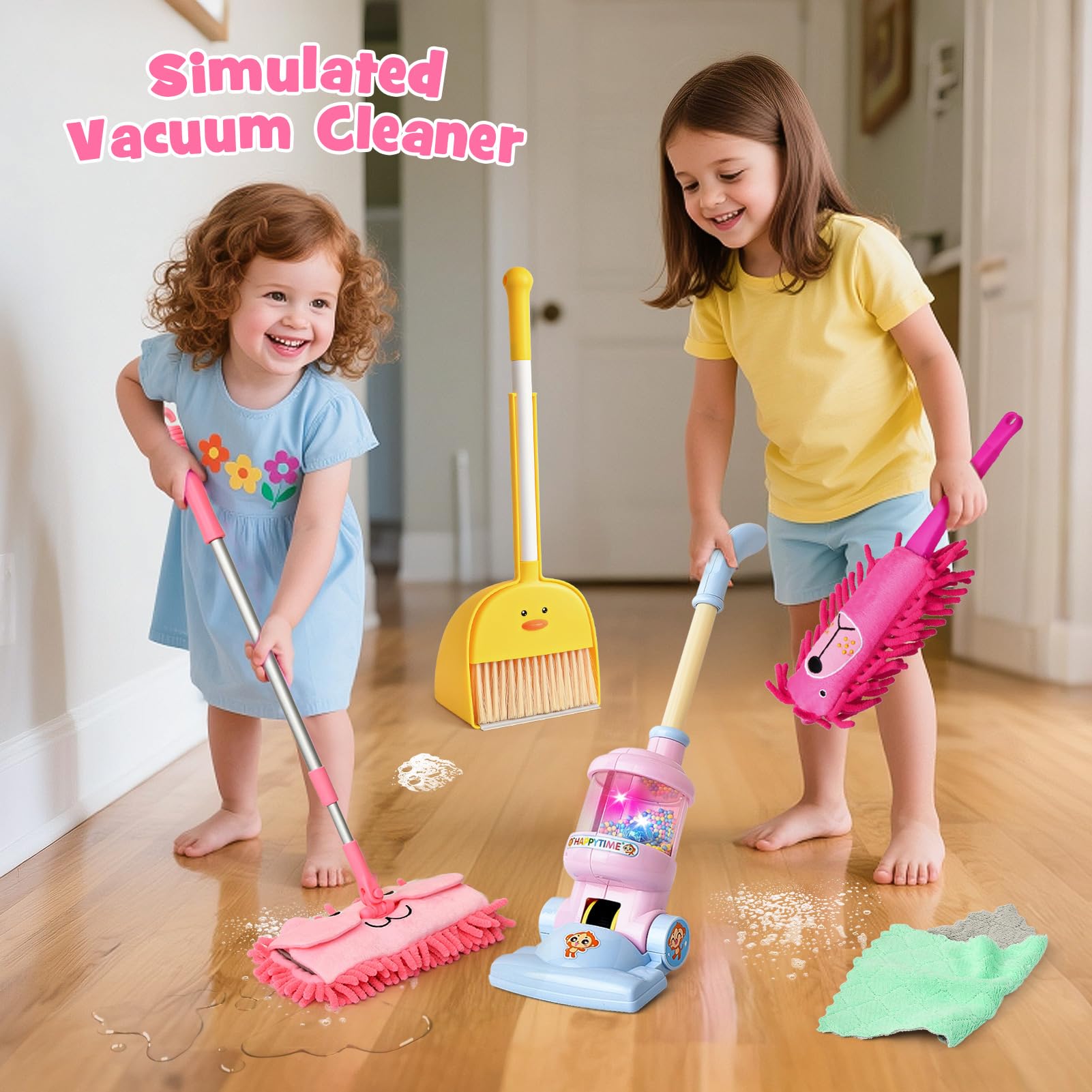 TUZT 6-piece set for pretend chores and joyful play