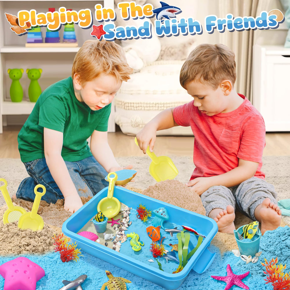 TUZT Mini buckets and tools for scooping and arranging sand