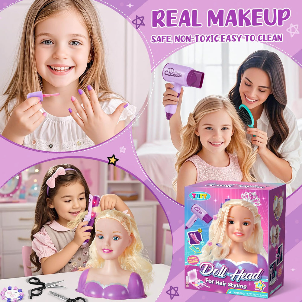 TUZT realistic hair dryer for kids adds authentic pretend salon vibes