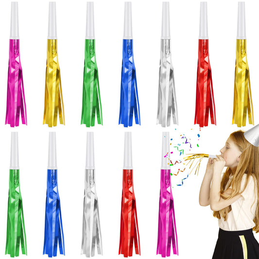 Twavang glitter noise maker 12pc pack sparks festive ambiance at parties