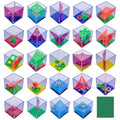 TwCare brain-teaser cubes in a multi-color pack for engaging cognitive challenges.