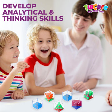TwCare brain-teaser cubes party-favor ready for stocking stuffers and gift bags.