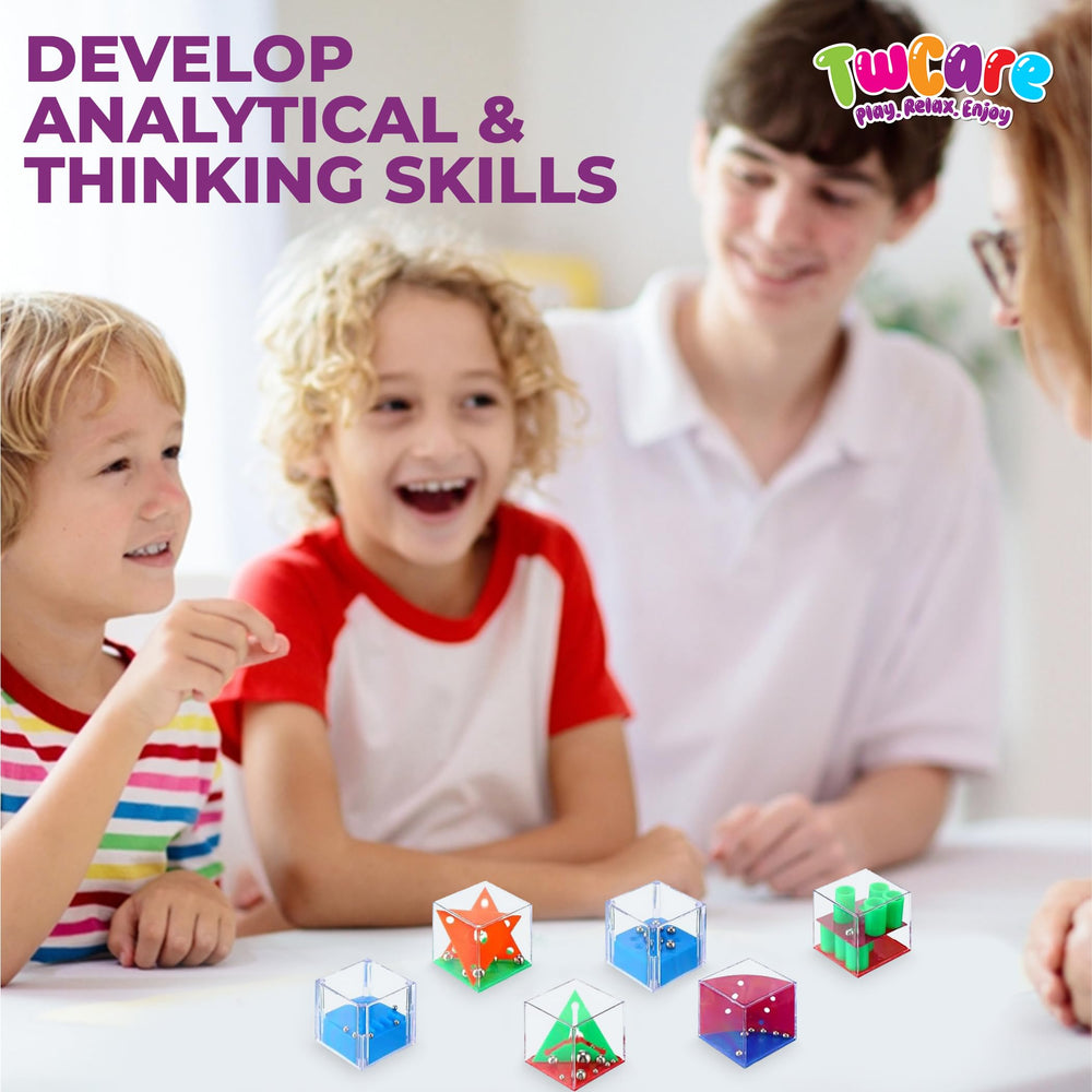 TwCare brain-teaser cubes party-favor ready for stocking stuffers and gift bags.