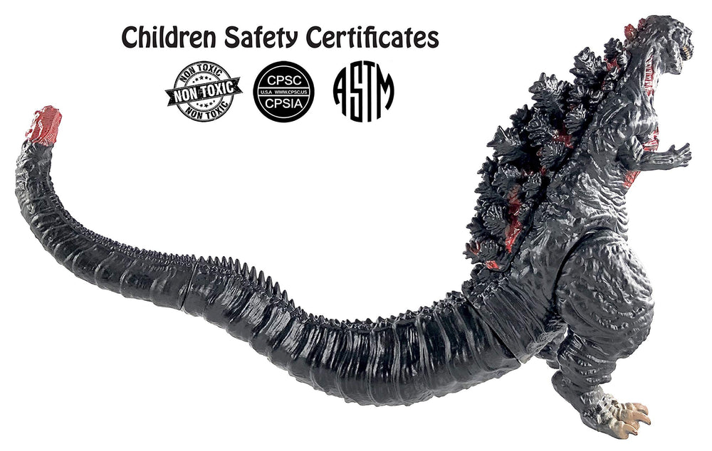 TwCare Shin Godzilla figure close-up shows movable joints for poseable play.