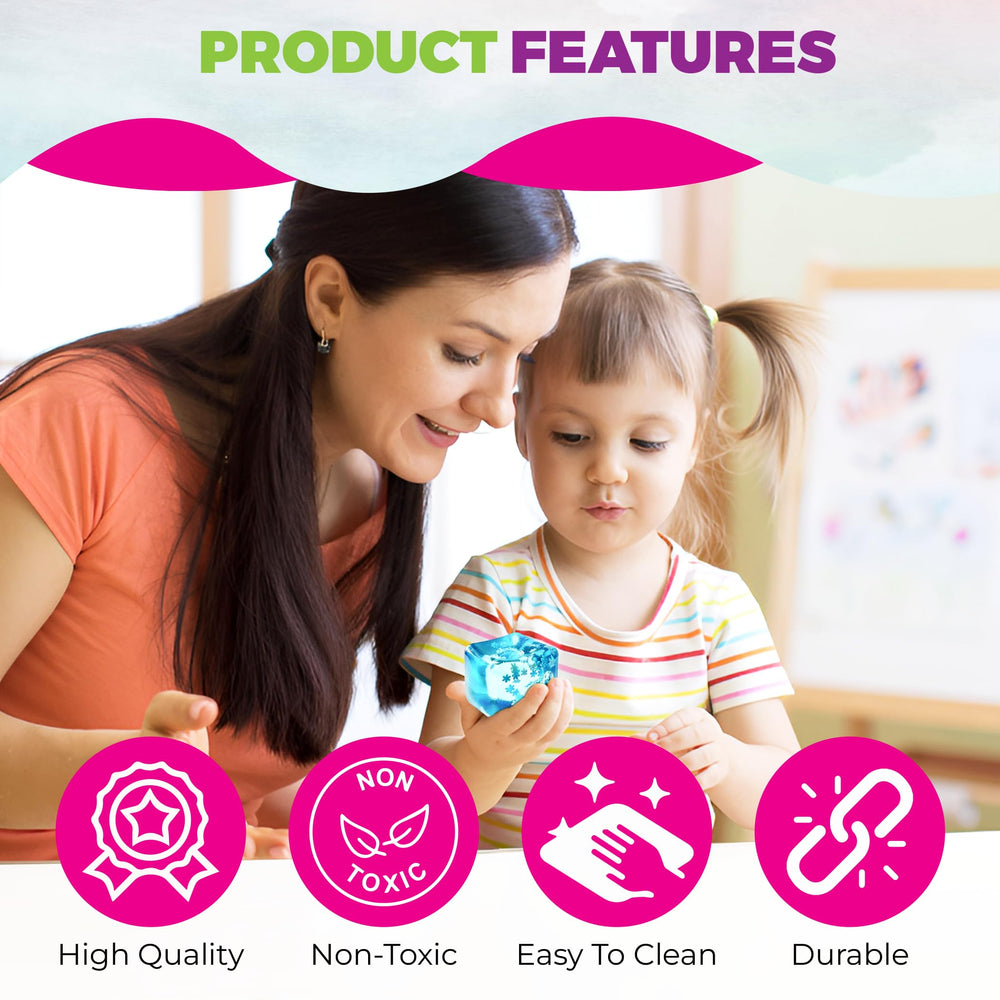 TwCare compact ice cube fidget ball fits in hand