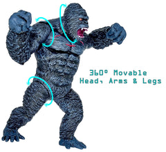 TwCare King Kong vs Godzilla figure, travel bag-friendly storage for on-the-go fun.