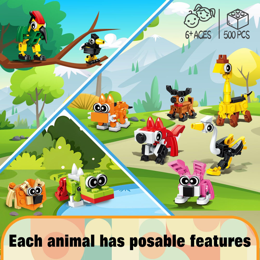 TWERF animal-building-blocks-pack-07 ideal for classroom prizes and goodie bags.