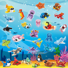 TWERF Ocean Party Favors turtle model boosts cooperative building play.