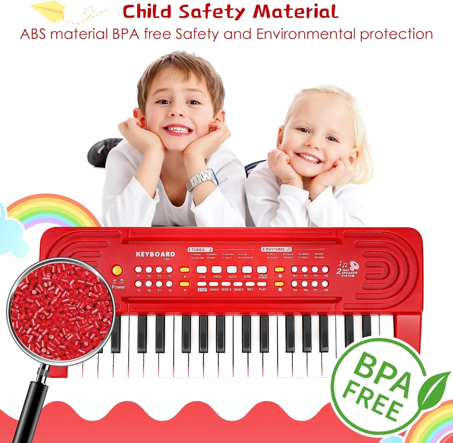 TWFRIC Kid friendly design with accessible volume and tempo controls