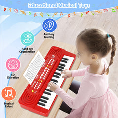 TWFRIC Piano with built in microphone and dual speakers for lively play