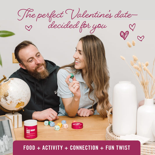 Two Tumbleweeds Date Night Dice rolling action for spontaneous couple play