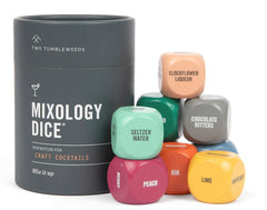 Two Tumbleweeds Mixology Dice 9-dice set with color-coded faces inspires new cocktails.