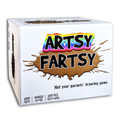TwoPointOh Games Artsy Fartsy card art prompts for family drawing fun