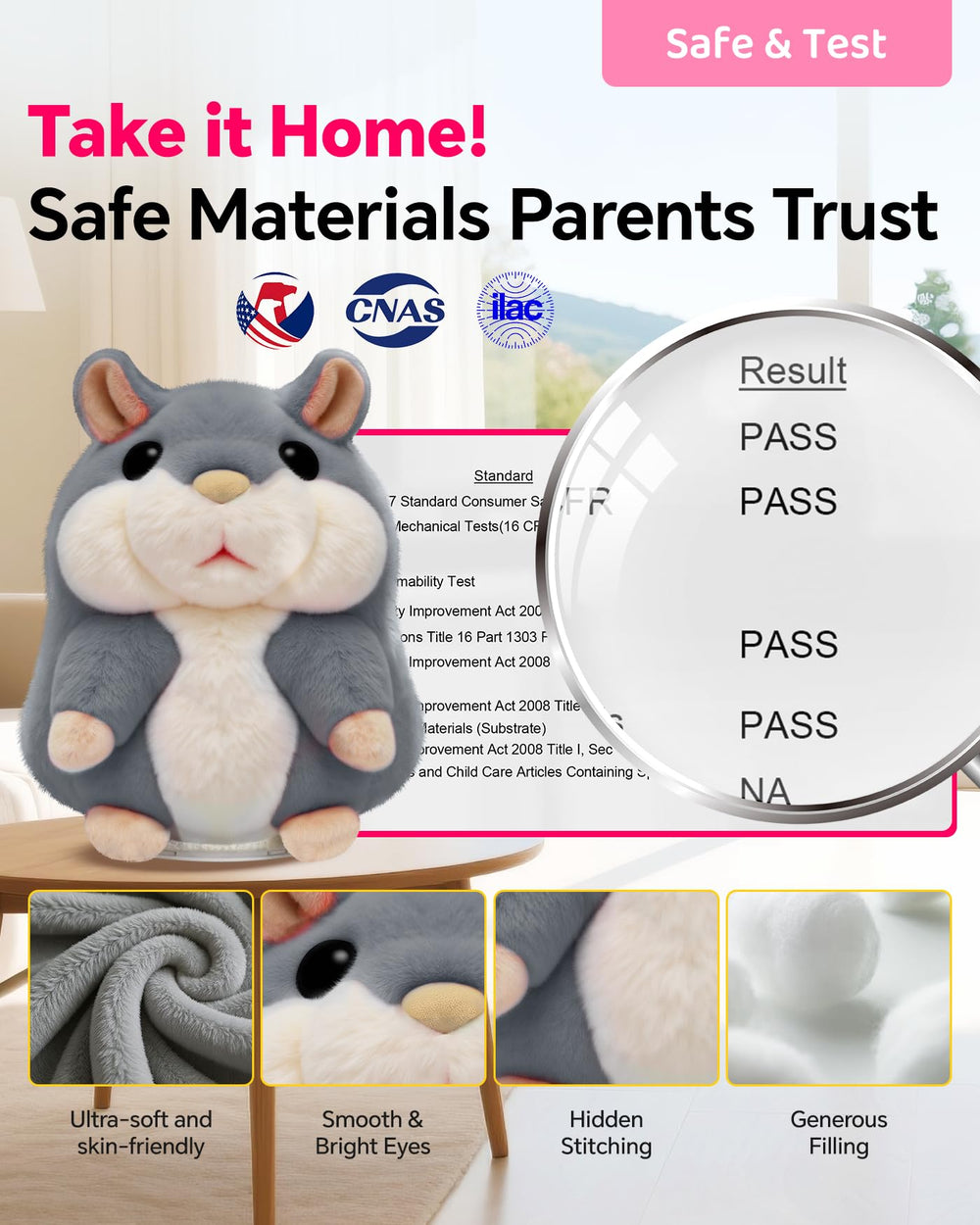 TWORIVER hamster battery life powered by 3 AAA batteries