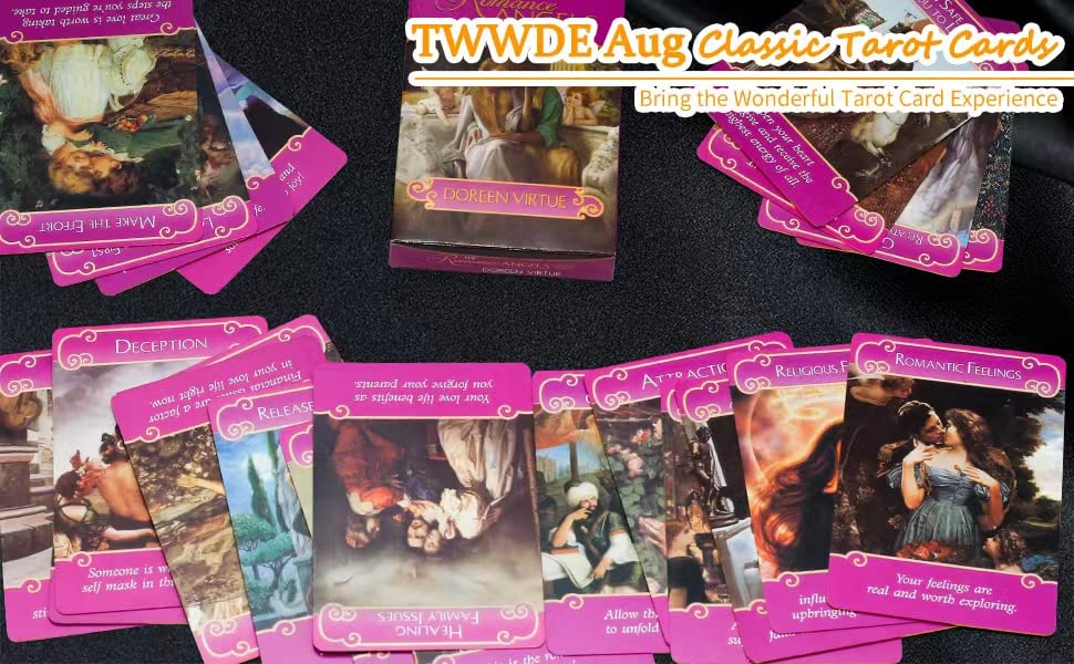TWWDE AUG gift packaging highlights a ready-to-gift romance oracle.