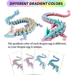 TXB3DOK crystal dragon articulated body segments showcase poseability and tactile fun.