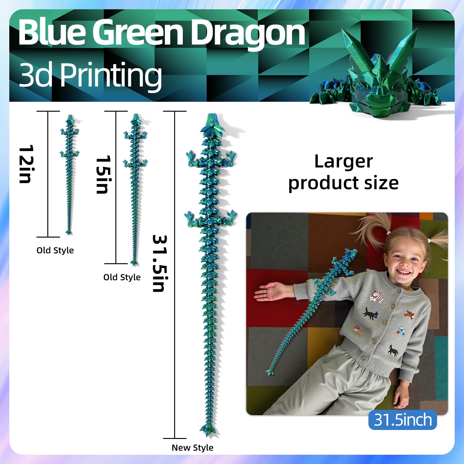 TXB3DOK detailed dragon scales showcase craftsmanship and tactile texture