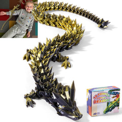 TXB3DOK dragon 31.5 inch figurine showcases detailed articulation for dynamic display options.