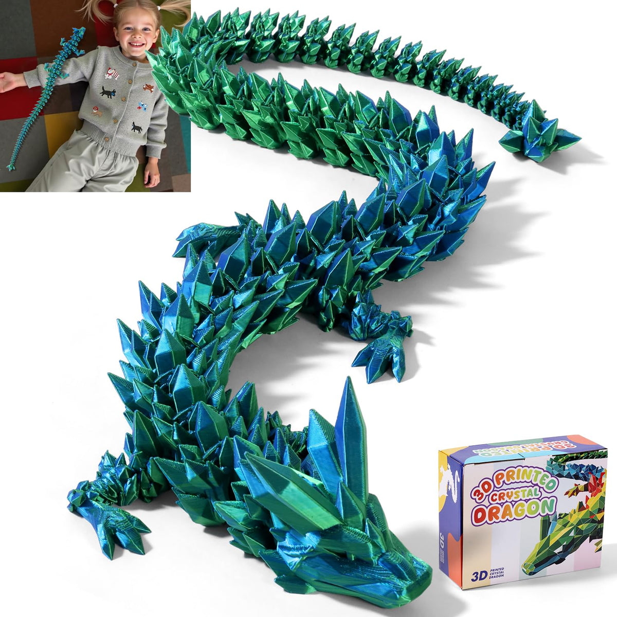 TXB3DOK giant dragon 31.5-inch scale details ideal for dramatic home display