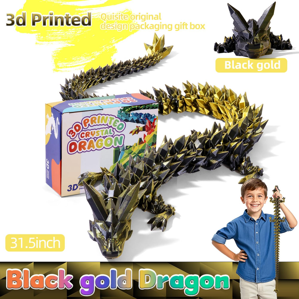 TXB3DOK large articulated dragon giant stands as a bold centerpiece for any desk.