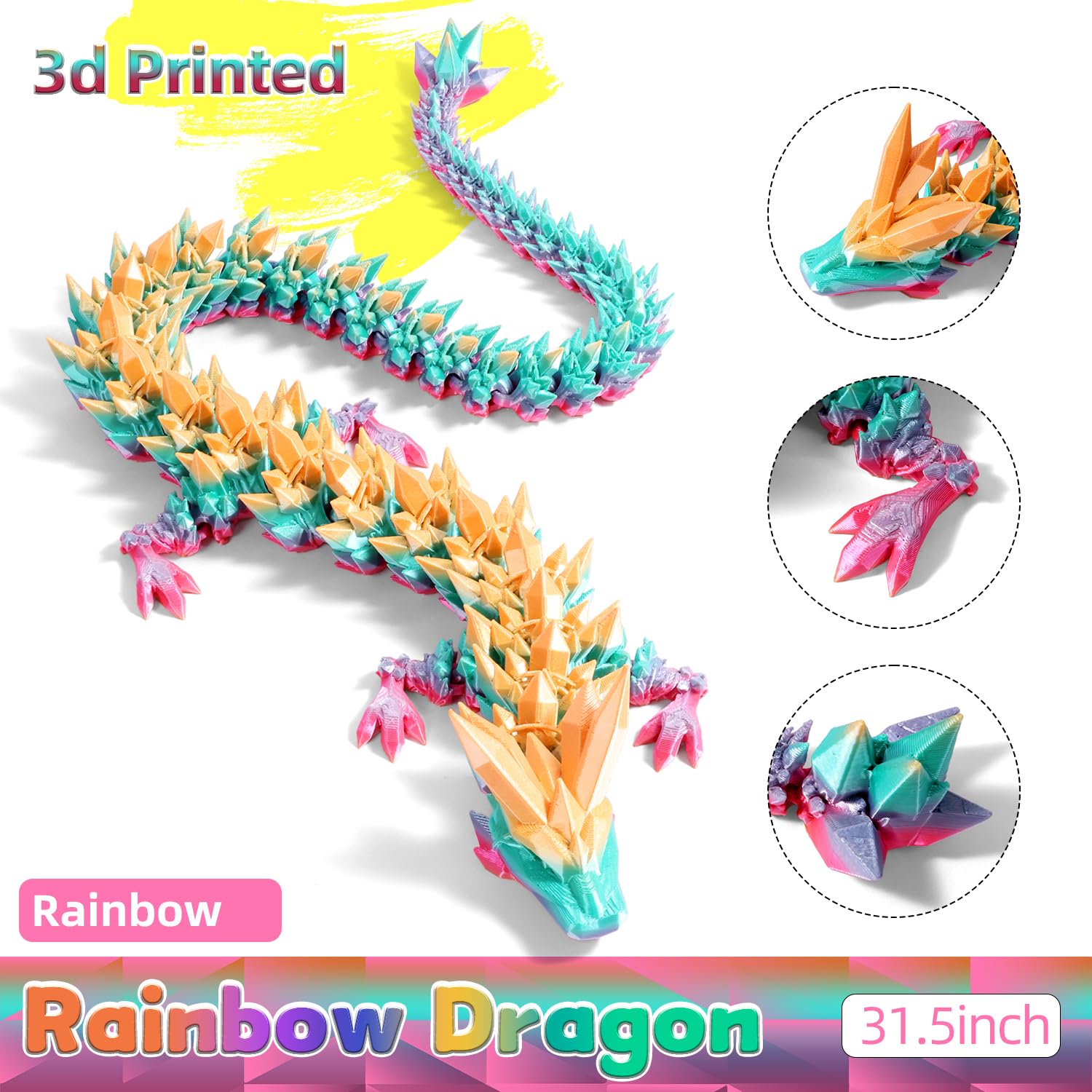 TXB3DOK large dragon desk decor creates dramatic focal point.