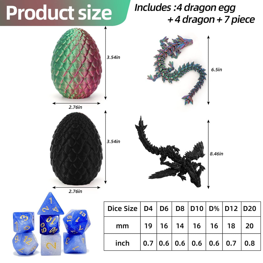 TXB3DOK wingless dragon figure designed for tactile fidgeting.